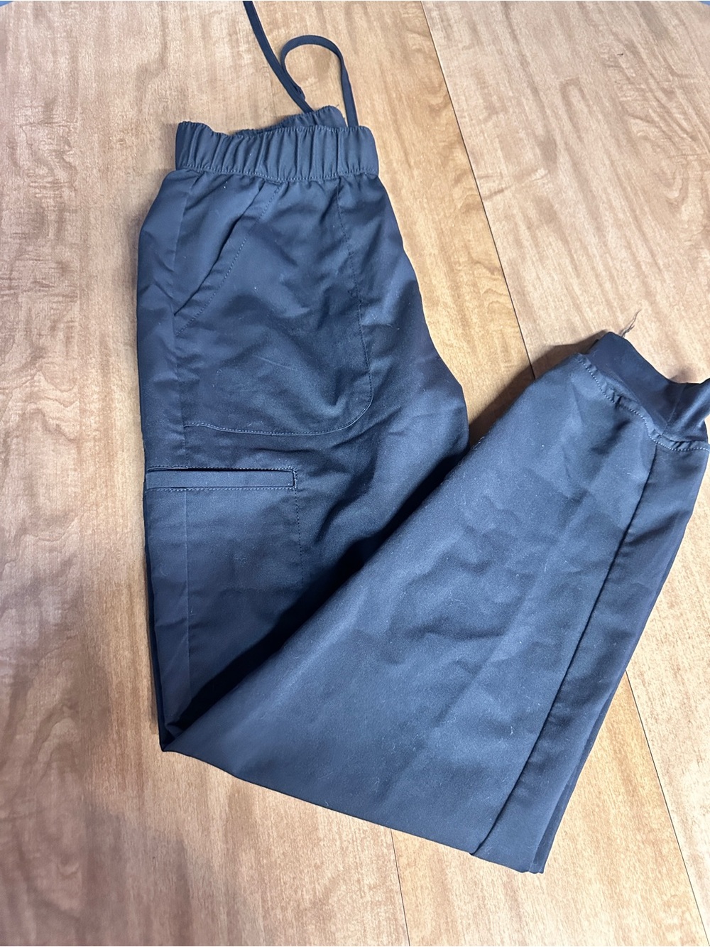 Black Women's Drawstring scrub Pants by